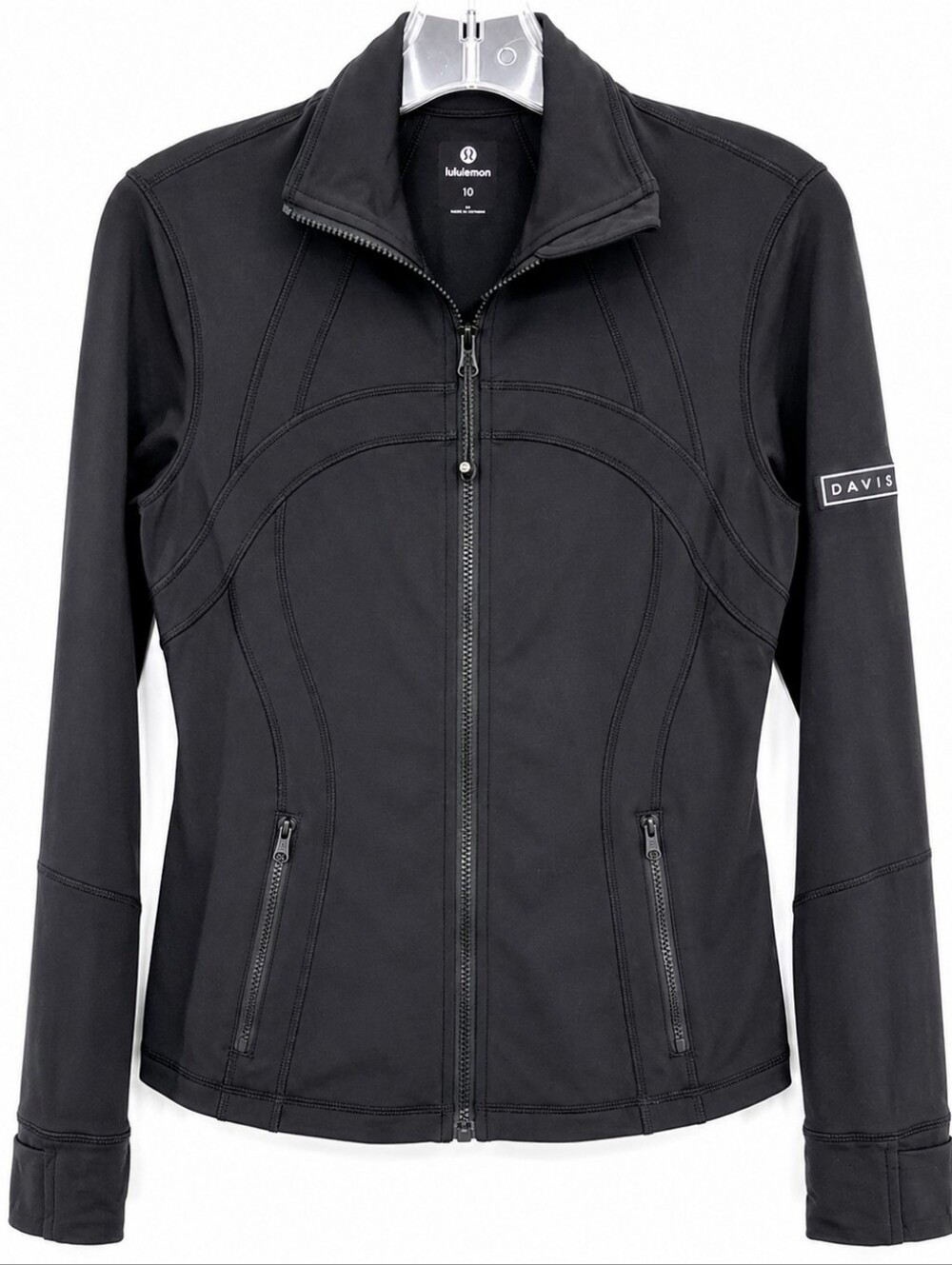 Lululemon Women’s Size 10 Black Define Jacket Full Zip Stretch Activewear